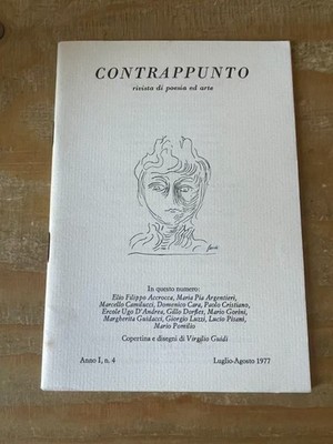 Kontrapunkt . MAGAZIN FÜR POESIE UND KUNST, JAHR I, Nr. 4, Juli-August 1977