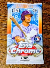 ⚡ [1x] 2022 Topps Chrome Sonic MLB Hobby Box Pack - WITT JR. RALEIGH JULIO RCs