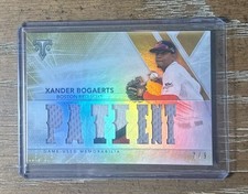 Xander Bogaerts /9 2015 Game Used Topps Triple Threads Boston Red Sox Padres