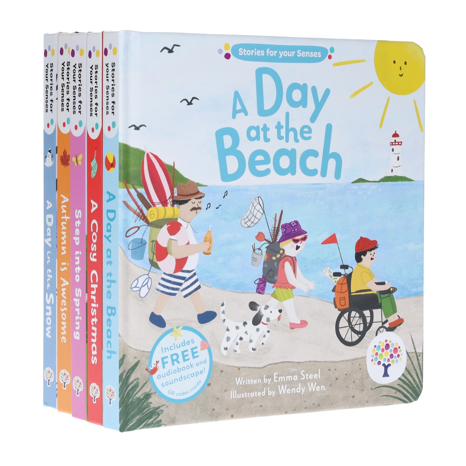 Every Cherry Publishing Stories For Your Senses Series By Emma Steel Illustrated 5 Books Collection Set - Ages 3-5 - Board Book - Image 3