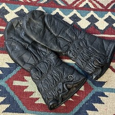 Vintage Leather Gauntlet Mittens Adult Large ...