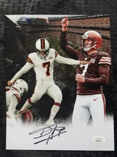 Dustin Hopkins Autograph 8x10 Cleveland Browns Kicker NFL Exclusive Dawg Pound