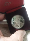 1882 - 1982  REGINA  CANADIAN PROOF DOLLAR SILVER DOLLAR  .500 Silver
