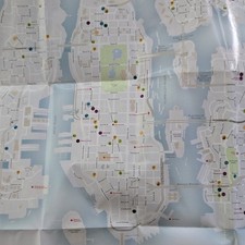 Grand Theft Auto Liberty City 2XSided Subway City Poster  Map Official Rockstar