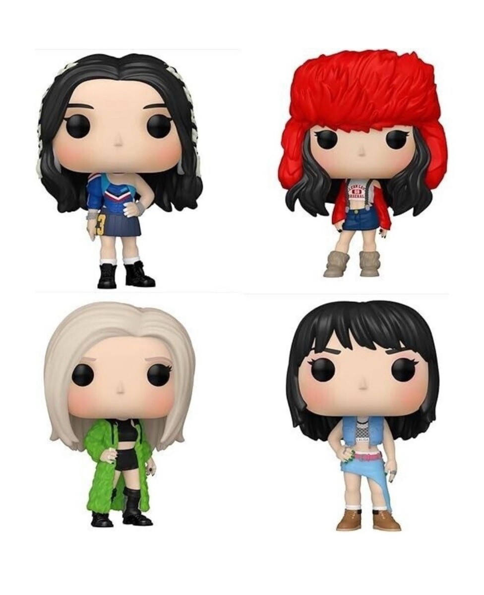 Funko Pop Rocks Blackpink Jisoo Jennie Rose Lisa Set of 4