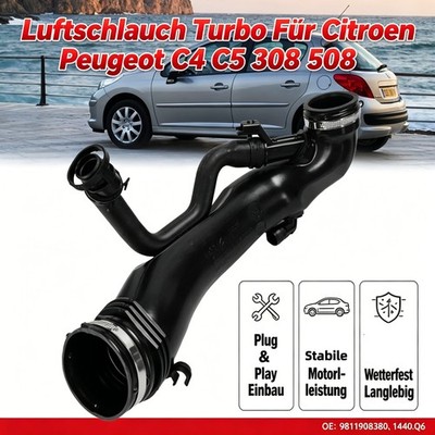 1x 1440.Q6 Ansaugleitung  Luftschlauch Turbo Für Citroen Peugeot C4 C5 308 508