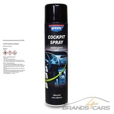 600ml PRESTO COCKPITSPRAY SEIDENGLANZ INNENREINIGER KUNSTSTOFF ANTISTATISCH