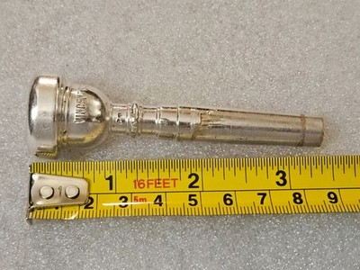 Vintage Vincent Bach Corp. 7C Trumpet Mouthpiece - Silver Plated - Elkhart Era