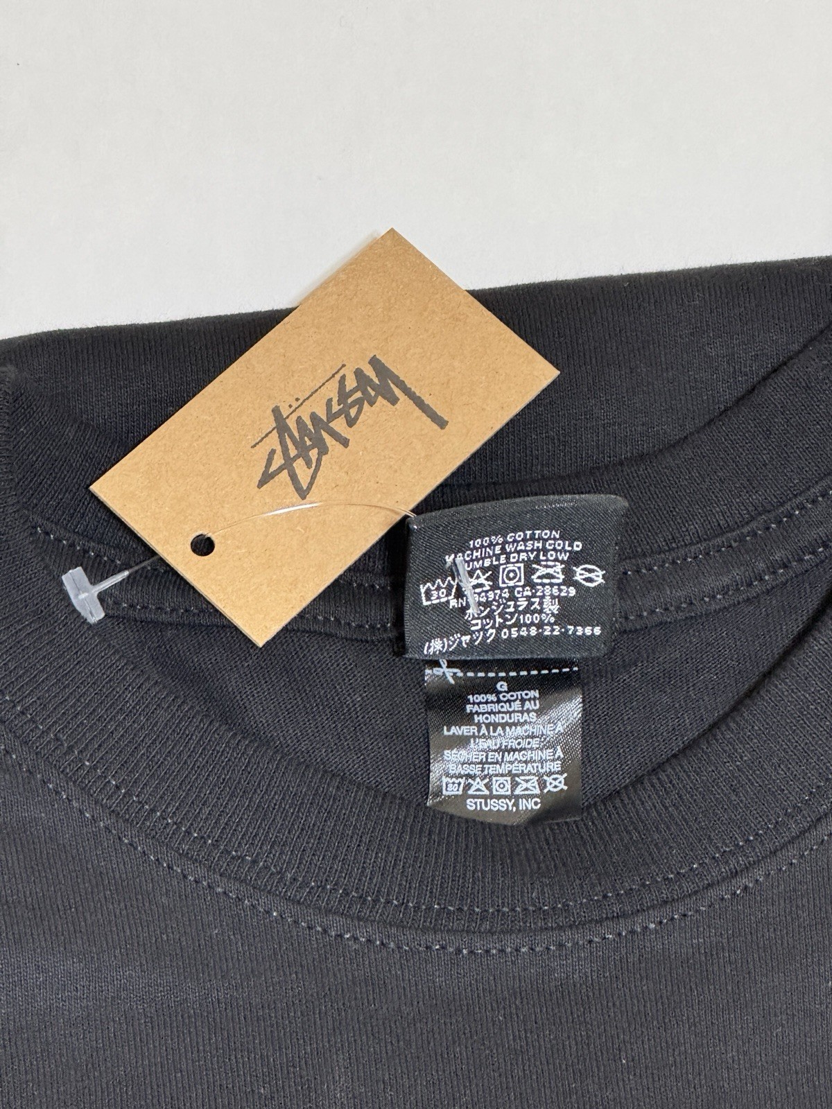 Stussy Honolulu Chapter T-shirt Medium Limited Edition Unisex Size-M Black image 2