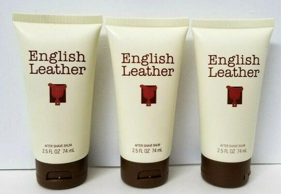 3 pçs COURO INGLÊS bálsamo pós-barba 2,5 fl oz por Dana Classic Fragrances sem caixa - Imagem 2 de 3
