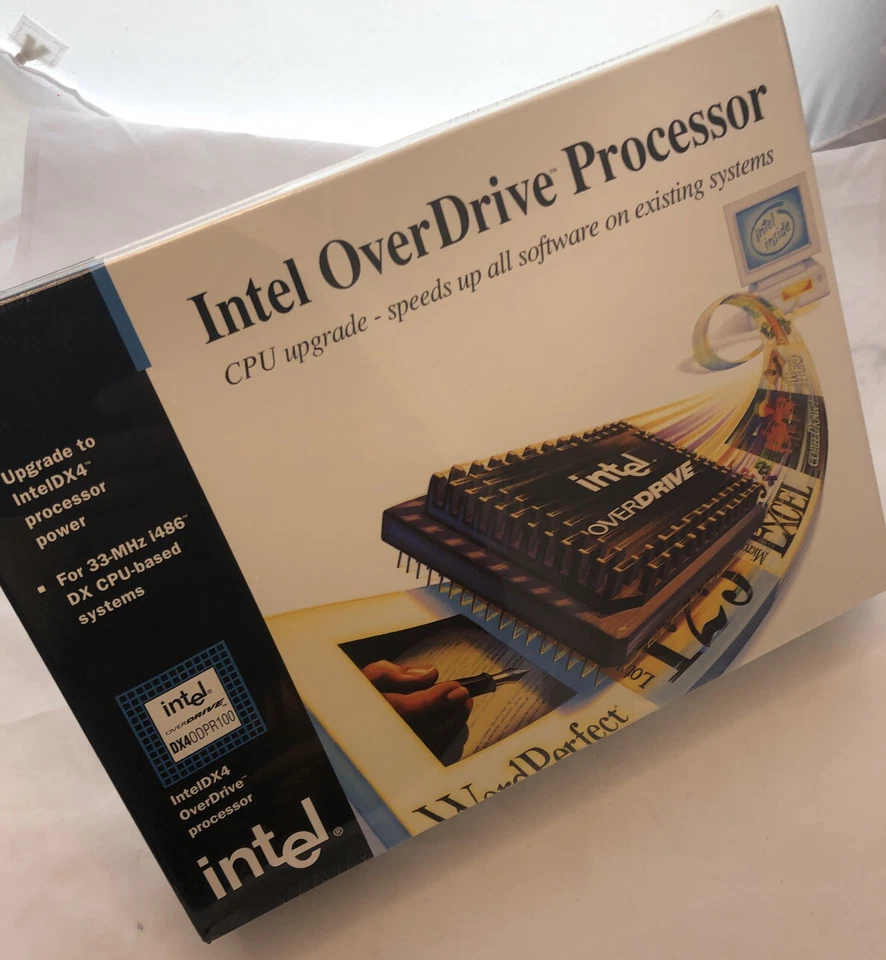 NEW DX4 100 BOXED INTEL PROCESSOR OVERDRIVE DX4ODPR100 486 100Mhz CPU 33/100 - Image 2 of 4
