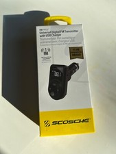 Scosche FMTD10 FMFreq Universal Digital FM Transmitter With USB Charger New