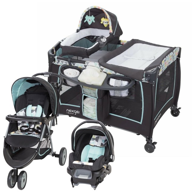 Baby Trend Stroller Car Seat Travel System Infant Playard Nursery Combo