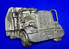 Semi Truck Long Haulers Driver Trucker Cutout Vintage 1977 Bergamot Belt Buckle