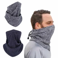 Fleece Winter Neck Warmer for Men Women Cycling Ski Neck Gaiter Face Mask