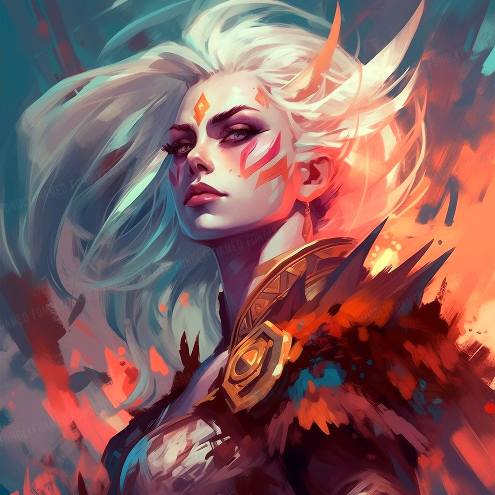 Custom Portrait (Digital) | Personalized Gamer Gift Video Game Fantasy DnD BG3-image