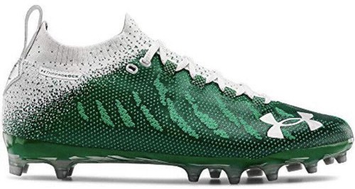 Under Armour Spotlight Lux MC Blue Gold Football Cleats Size 13-15
