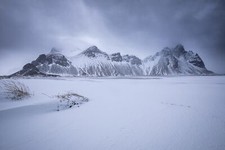 Landscape snow nature ice cold iceland Custom Gaming Mat Desk