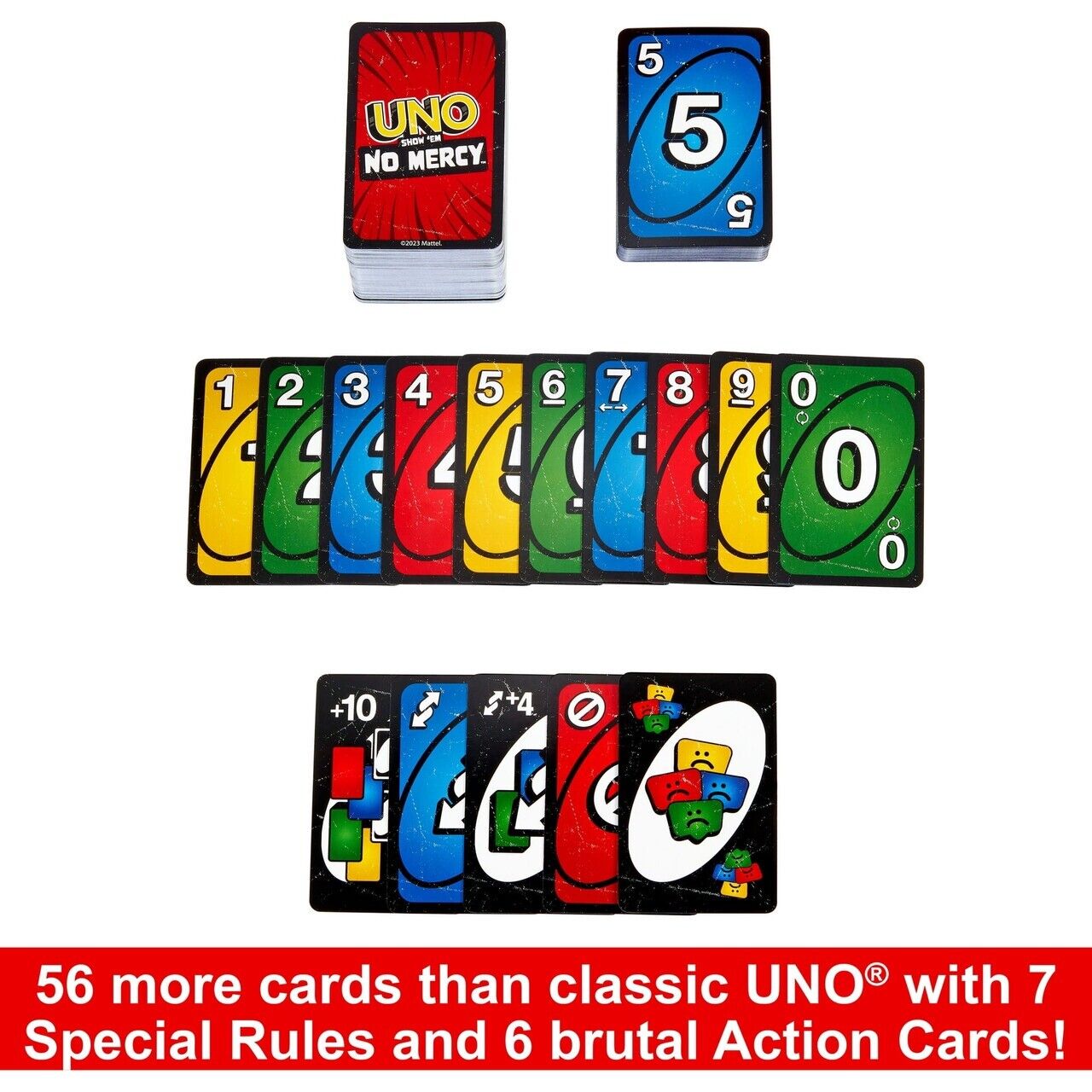 UNO Show Em No Mercy Card Game Brand New And Sealed In Hand Fast Shipping!  194735220809