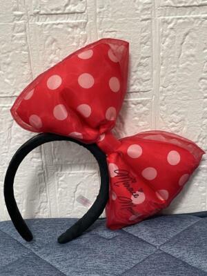 Tokyo Disney Resort ~ Red Polka Dot Minnie Mouse Headband Tokyo Disney Resort Parks Minnie Mouse Headband Light-Up  main image 4