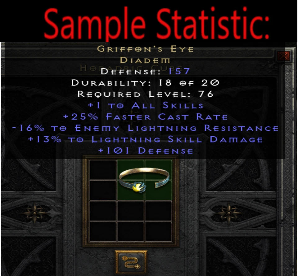 ✅PC PS4 PS5 XBOX SWITCH✅ESCALERA Griffons Eye Diad DIABLO 2 RESURRECTED D2R ARTÍCULOS Foto 2 de 2