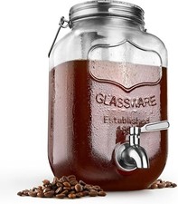 Cold Brew Glass Coffee Maker 1 Gallon Stainle...