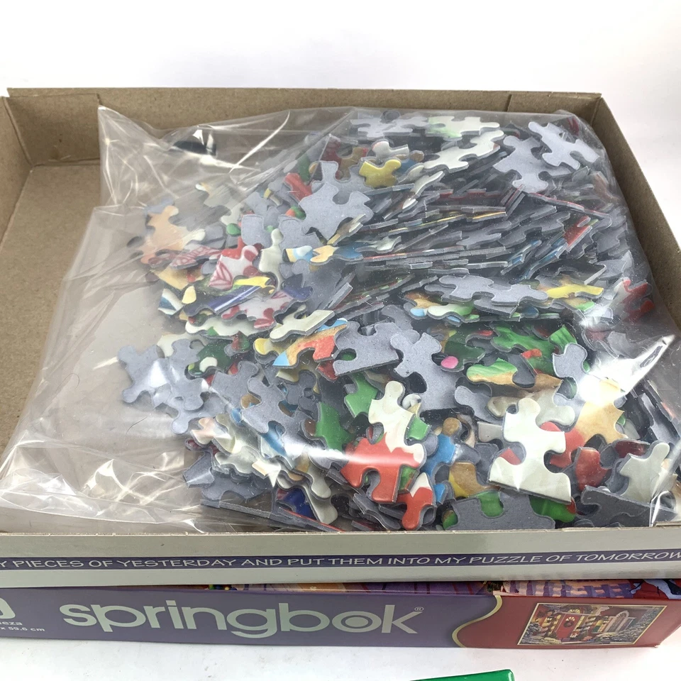 Lot Of 2 Springbok Puzzles 500 Pieces Christmas House Christmas Cookies Euc - Image 4 of 4