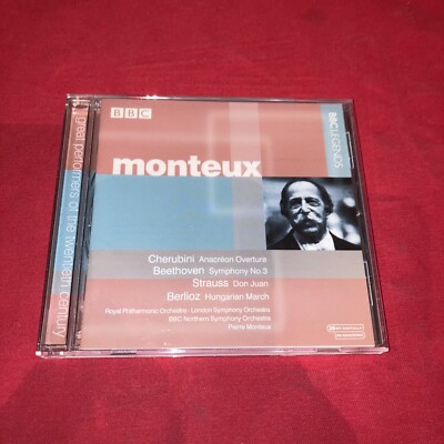 Pierre MONTEUX: BEETHOVEN Symphony 3 STRAUSS Don Juan CHERUBINI BBC 04597