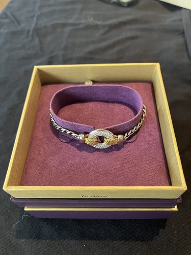 CHARRIOL 18KT and STAINLESS STEEL ZEN CHAIN BRACELET - MINT CONDITION