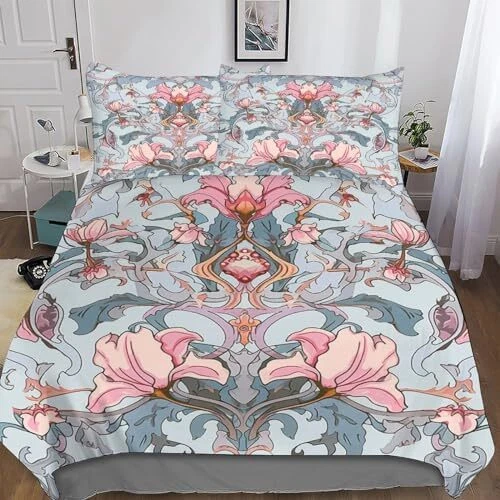 William Morris Duvet Cover Bedding Set,3D Duvet Cover with Pillowcases - Picture 1 of 11