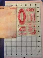 Acrylic Stamp Crafters Companion Vintage Floral Collection Flowers Grow Nature