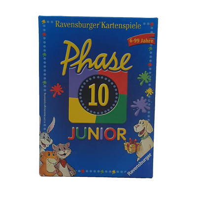 Phase 10 Junior - Ravensburger Kartenspiele Klassiker Brettspiel Kinderspiel