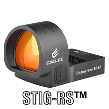 Cyelee Chameleon SRS8 w/ STIG-RS, Red 8 MOA Dot, For RMR/407C/507C Footprint