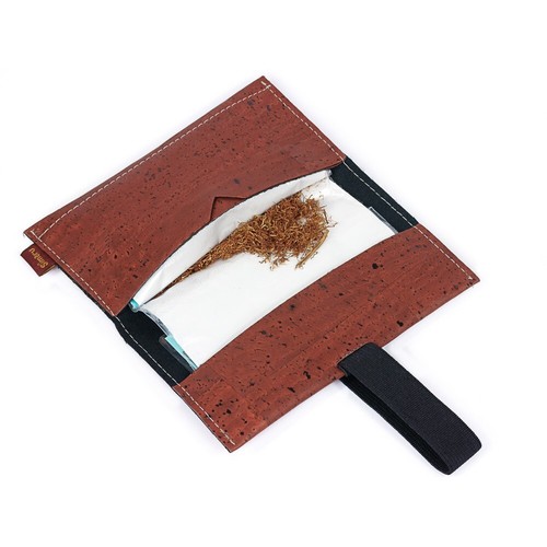 SIMARU Tabaktasche Drehertasche Zigarettenetui aus Kork wasserabweisend vegan - Bild 15 von 49
