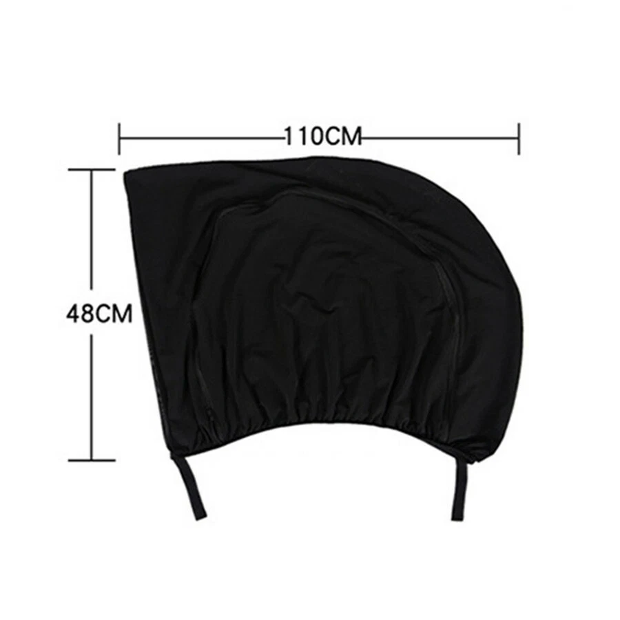Sun Shade Shield Cover Curtain Visor Curtain For Car Side Rear Window 110x48cm - Изображение 2 из 4