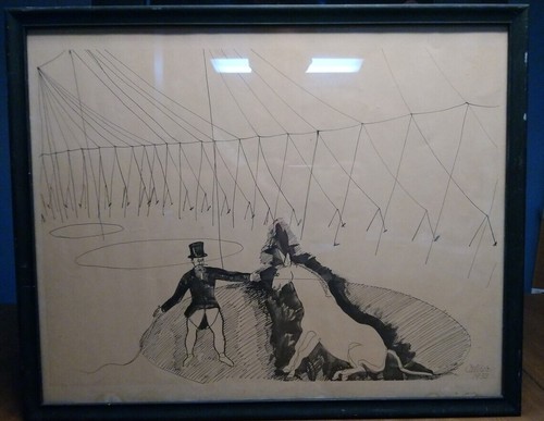 Alexander Calder 'Circus Ringleader with Horse' 1932 HT101 - Picture 8 of 8