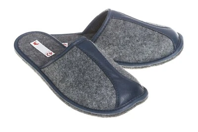 HANDARBEIT MARKENLOS Herren Filz HausSchuhe Pantoffeln Latschen Schlappen #284#