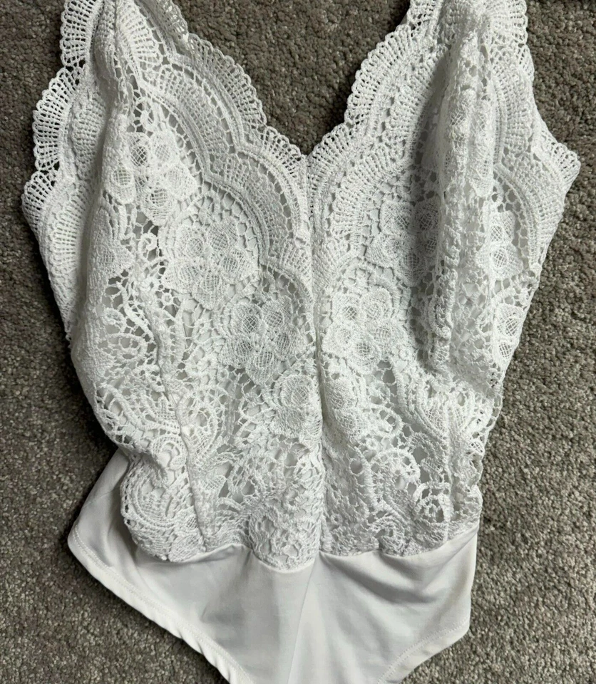 Body Rue21 M Encaje Cottagecore Femenino Delicado Romántico Coqueta Hada Y2K Foto 2 de 4