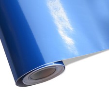 6,29€/m² Auto Folie Glanz Blau 7m x152cm Blasenfrei mit Luftkanäle