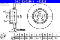 Bremsscheibe DB T. C208/W202/W203/W210 3.0-5.5 97-11