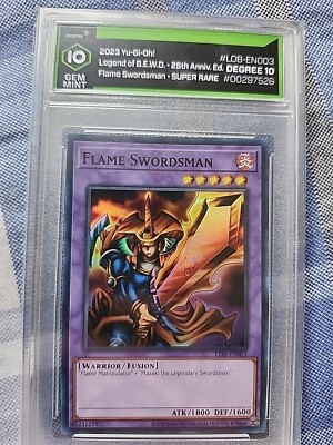 Flame Swordsman LOB-003 The Legend of Blue Eyes White Dragon 1st