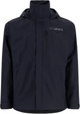 Simms Men's Challenger Fishing Rain Jacket, Waterproof, Black, Small - NWT