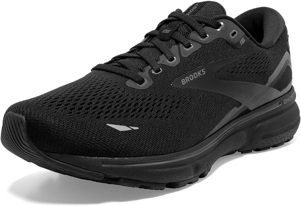 Brooks Z10809* Mens Black Ghost 15 Athletic Running Shoes Size 14
