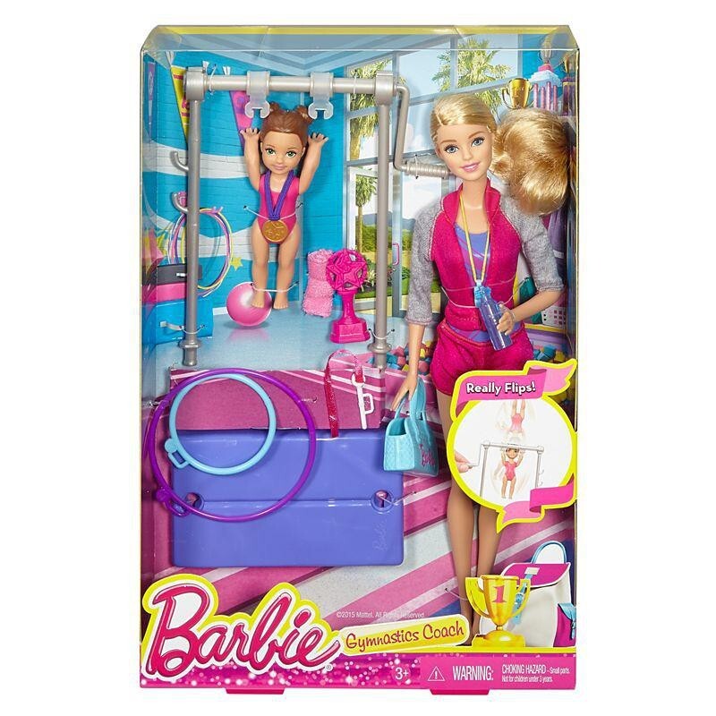 Barbie - SALE【新品未使用】バービードール☆COACH×Barbie RARE FIND!- Barbie Gymnastics Coach Playset - Blonde Doll