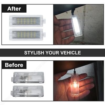 2X LED Fußraumbeleuchtung Innenbeleuchte Für BMW E90 E60 E64 F10 X5 X6 MINI R56
