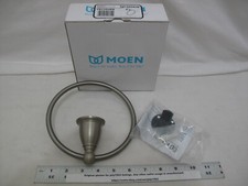  1 NEW Moen Brantford Towel Ring - BRUSHED NICKEL - YB2286BN