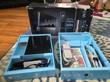 Nintendo Wii Console Black RVL-101 CIB Tested NO GAME 