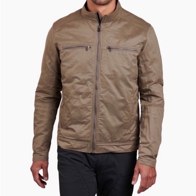 Kuhl Kaffe Racer Quilted Jacket Size Medium