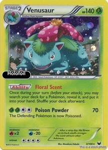 Venusaur 3/108 Dark Explorers Cosmos Holo Blister Exclusive