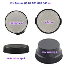 Camera Body Cover Rear Lens Cap Front 46mm Lid for Contax G1 G2 G21 G28 G45